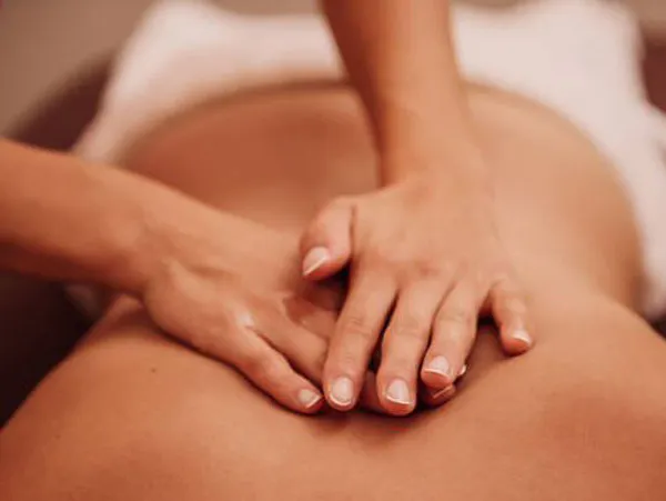 woman getting massage
